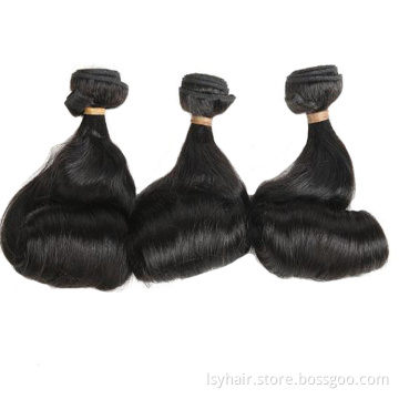 Factory Direct Wholesale  Original Super Double Drawn Magic Curl Best Selling 100% Thick Hair Weave In Nigeria West Africa